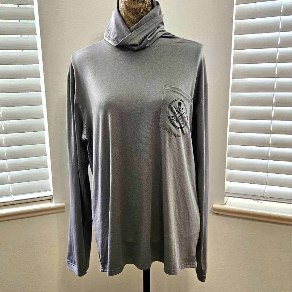 Salt life mens SLX performance shirt with gator